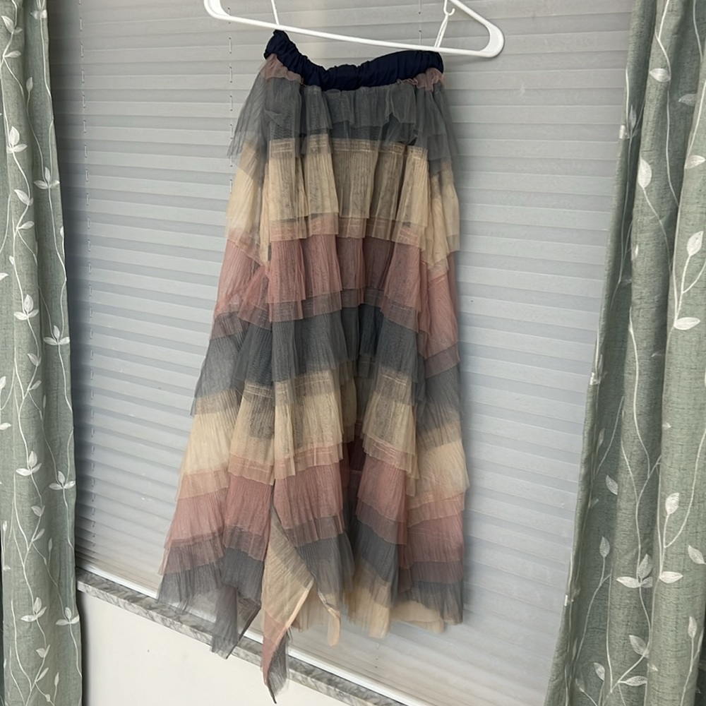 Long lace skirt